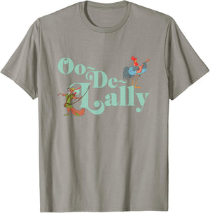 Disney Robin Hood Oo-De-Lally Iconic Quote Chest Text Logo T-Shirt - T-Shirt | Sand