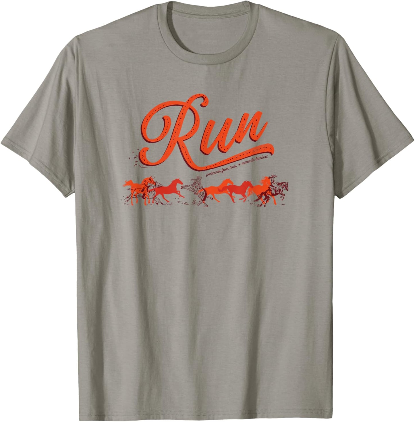 Miranda Lambert Run Postcards From Texas T-Shirt - T-Shirt | Sand