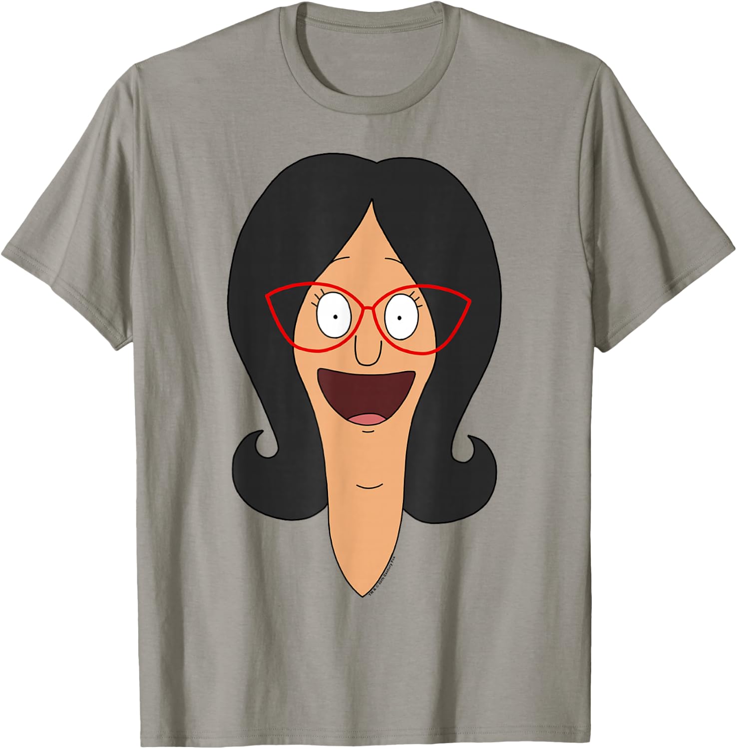 Bob's Burgers Linda Big Face T-Shirt - T-Shirt | Sand
