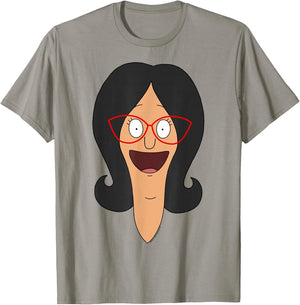 Bob's Burgers Linda Big Face T-Shirt - T-Shirt | Sand