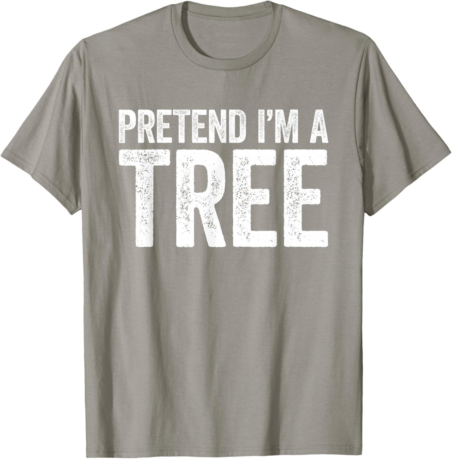 Pretend I'm A Tree Shirt Adult Kids Matching Tree Costume T-Shirt - T-Shirt | Sand