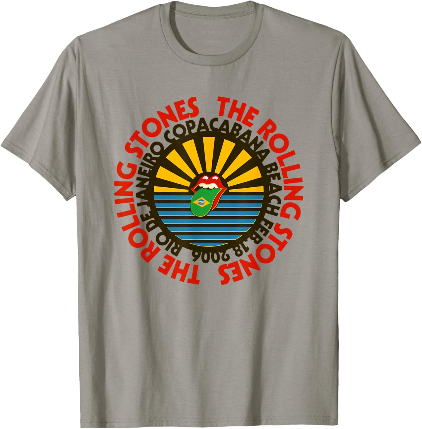 Official Rolling Stones Copacabana Beach T-Shirt - T-Shirt | Sand