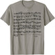 Bach Cello Suites Gigues Cellist T-Shirt - T-Shirt | Sand