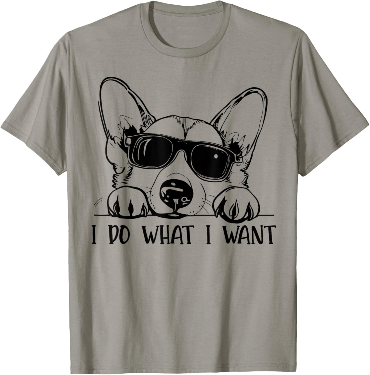 Corgi Dog Owner I Do What I Want Funny Pet T-Shirt - T-Shirt | Sand