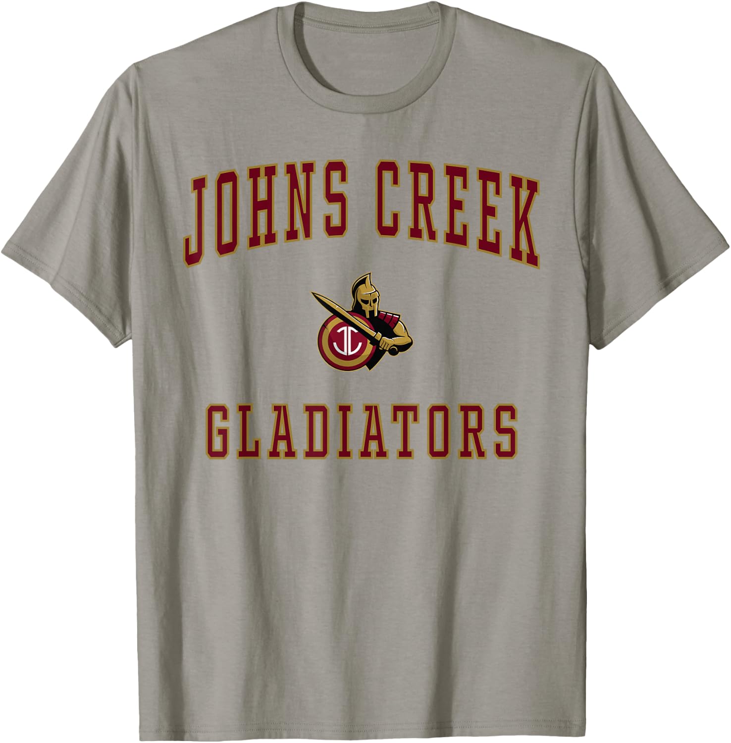 Johns Creek High School Gladiators T-Shirt - T-Shirt | Sand