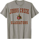 Johns Creek High School Gladiators T-Shirt - T-Shirt | Sand