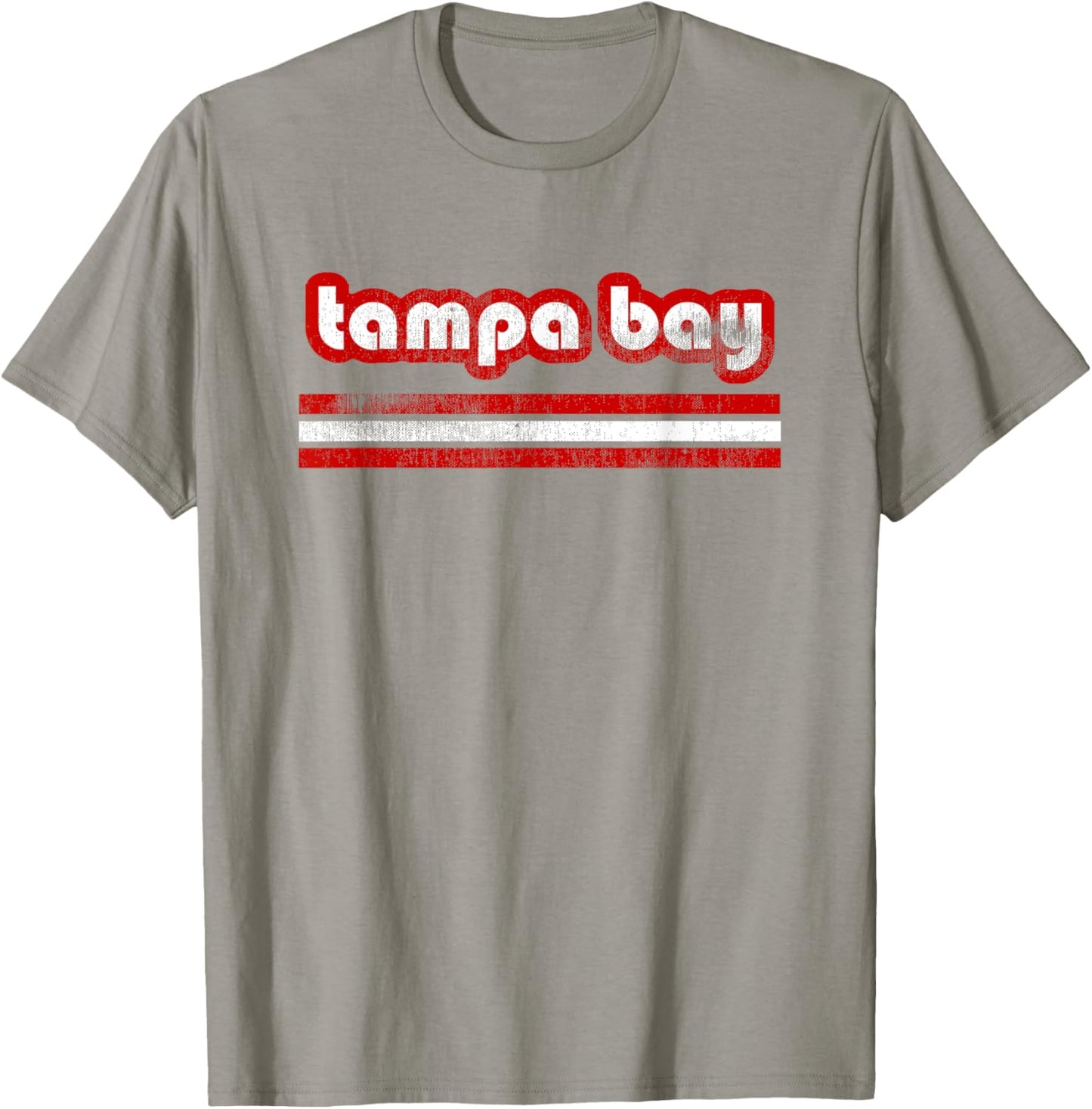 Tampa Bay Florida Retro Vintage Weathered Throwback T-Shirt - T-Shirt | Sand