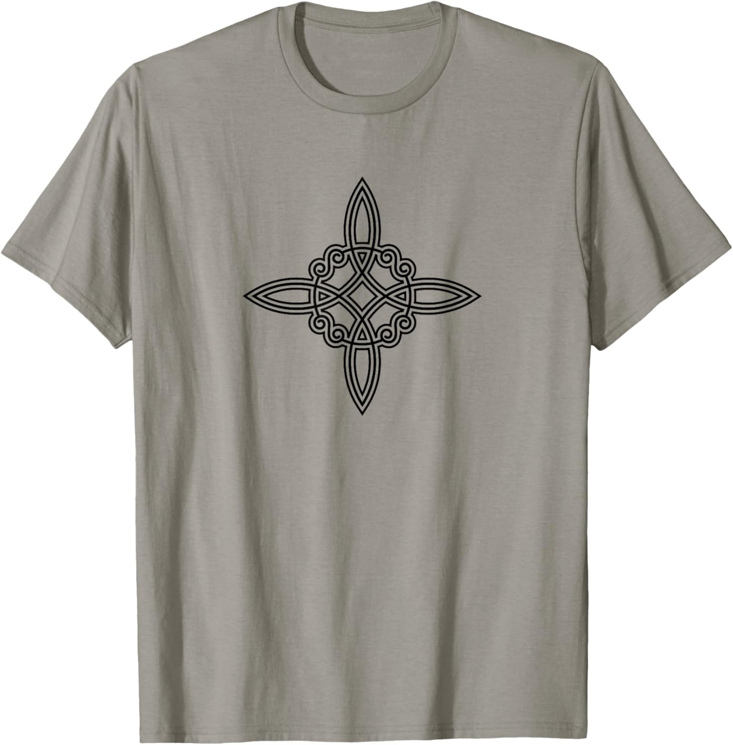 Witch Knot Symbol 4 Elements Wiccan Mystic Magic T-Shirt - T-Shirt | Sand