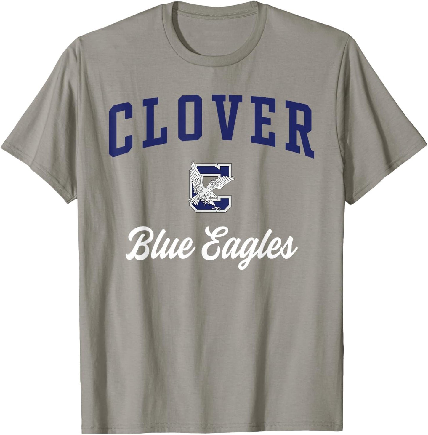 Clover High School Blue Eagles T-Shirt - T-Shirt | Sand