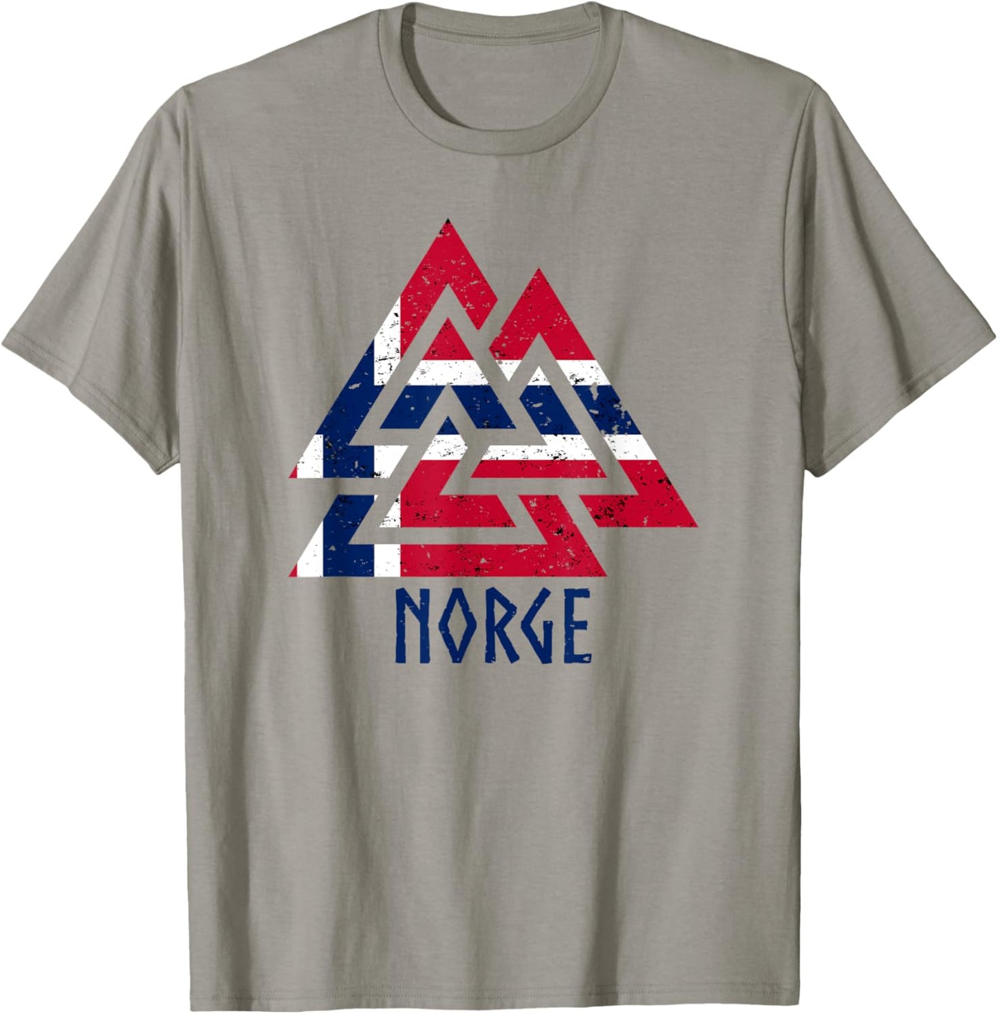 Norwegian Norway Viking nordic norge norway norwegian flag T-Shirt - T-Shirt | Sand