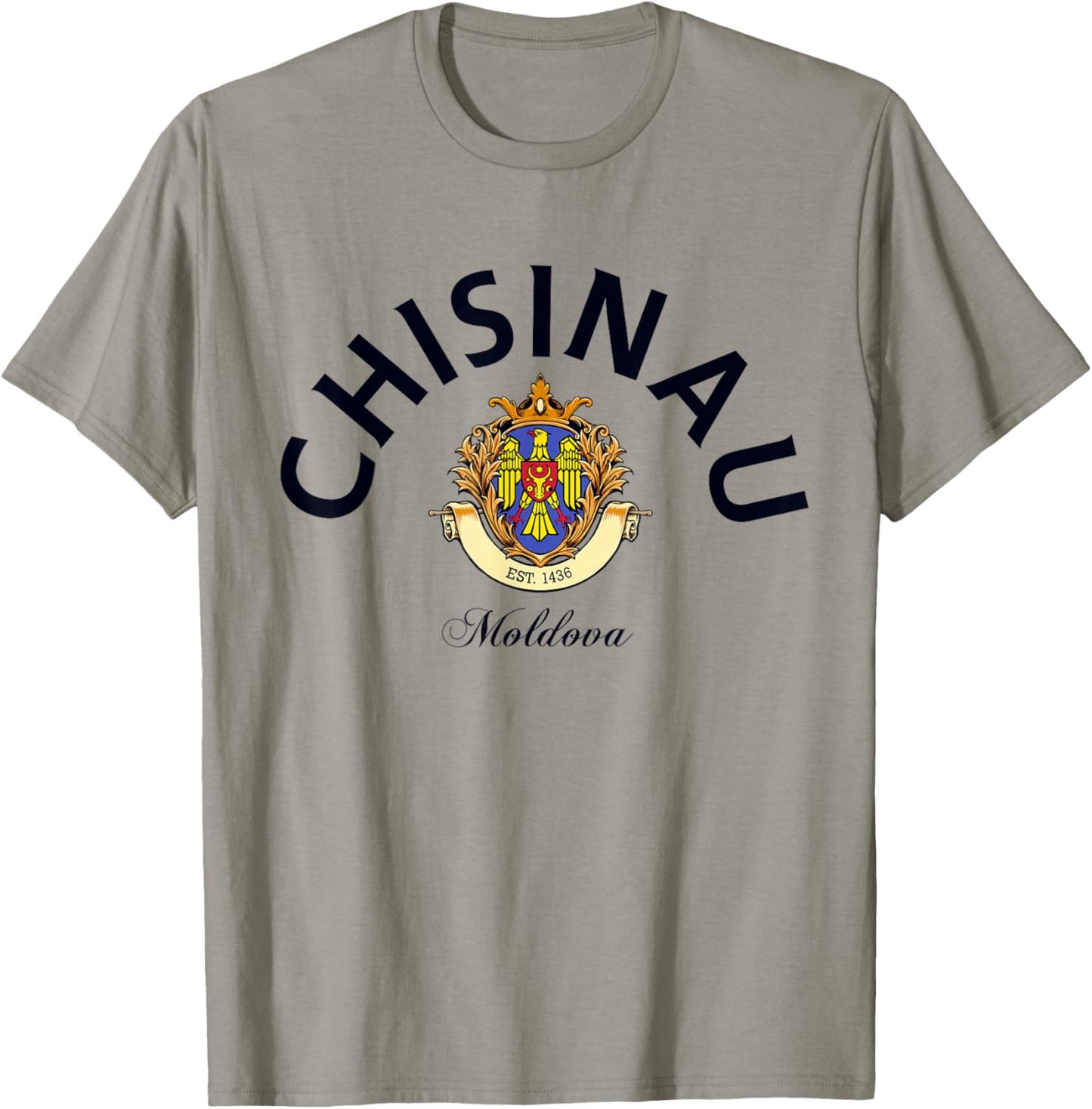 Chisinau Moldova Chisinau home Moldova Emblem family trip T-Shirt - T-Shirt | Sand