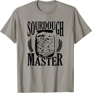 Sourdough Bread Master Baker Sour Dough Starter Baking T-Shirt - T-Shirt | Sand