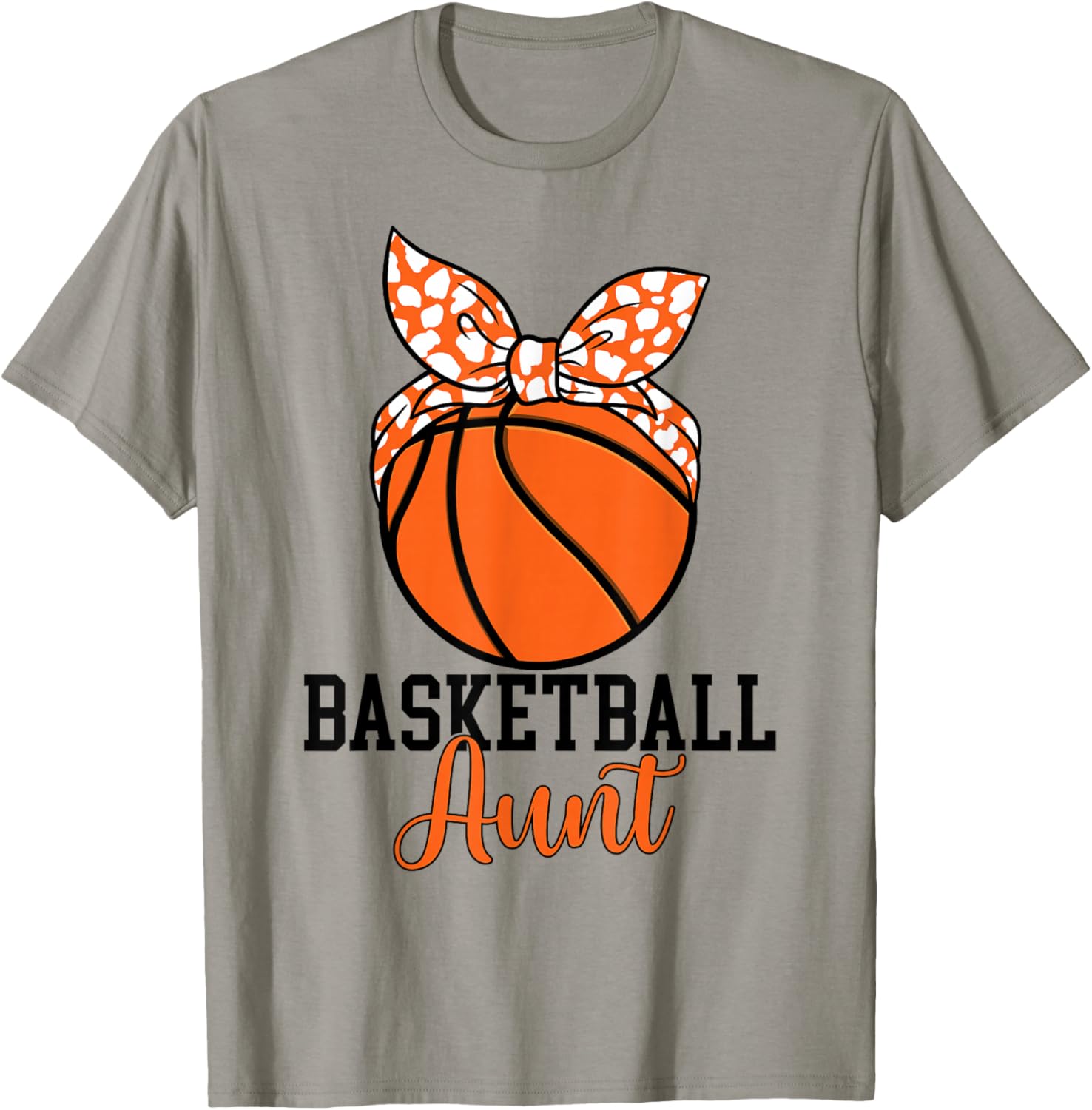Basketball Aunt Proud Basketball Player Auntie T-Shirt - T-Shirt | Sand