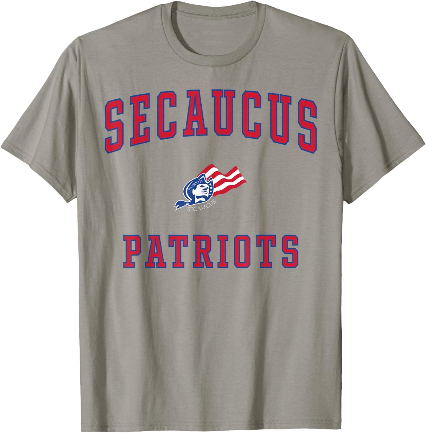Secaucus High School Patriots T-Shirt - T-Shirt | Sand
