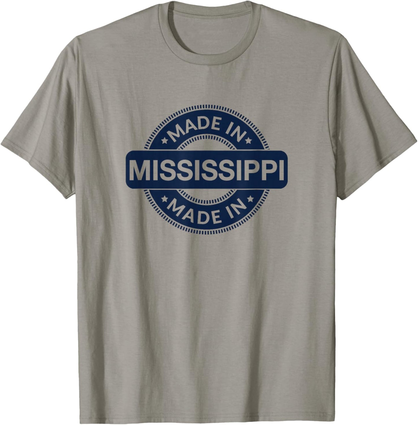 MISSISSIPPI Home - Born / Made in MISSISSIPPI Label Classic T-Shirt - T-Shirt | Sand
