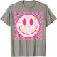Happy Face Daisy Flower Shirt Preppy Aesthetic Smile Face T-Shirt - T-Shirt | Sand