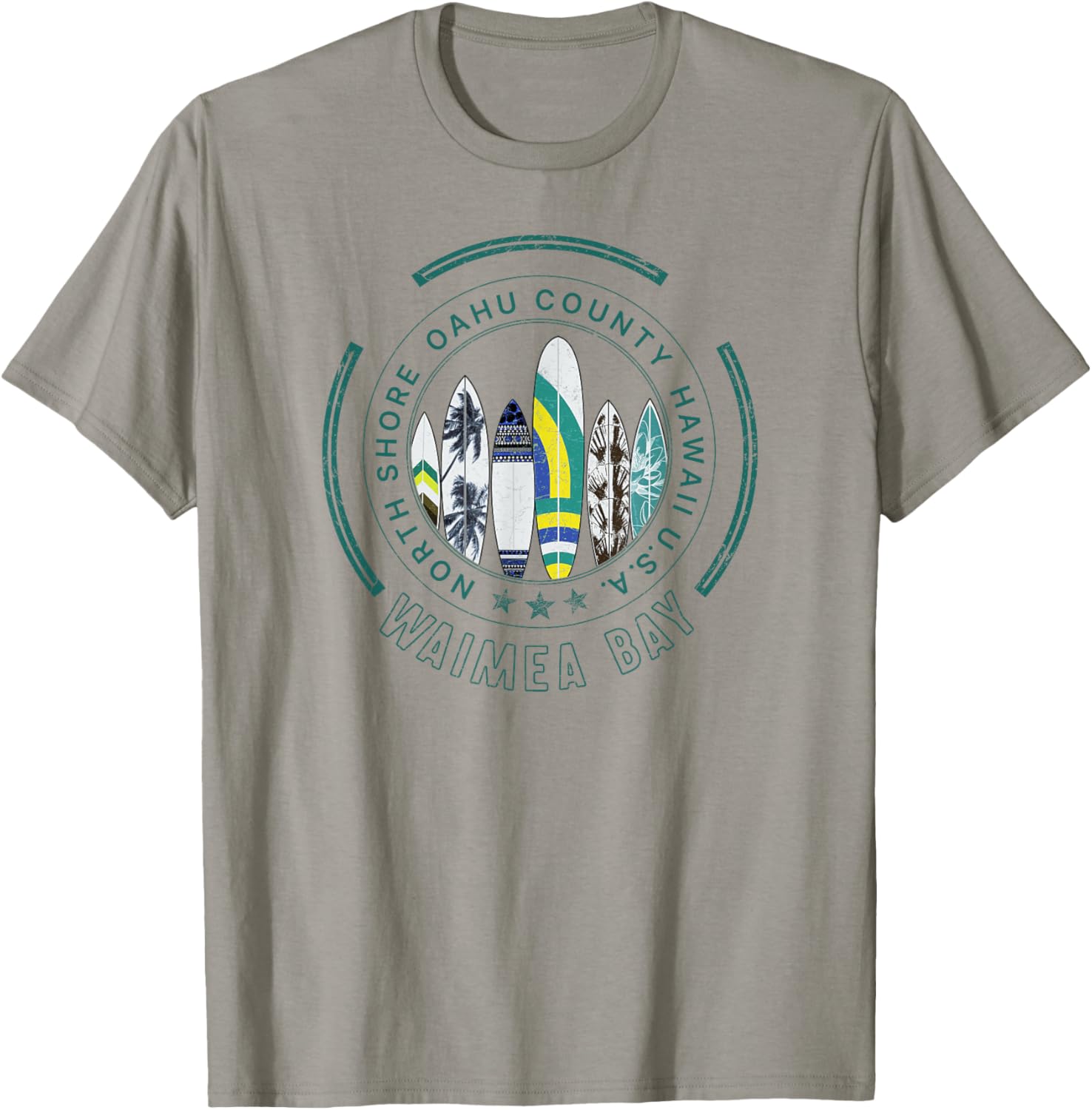 Hawaii Waimea Bay Hawaiian Surfing T-Shirt - T-Shirt | Sand