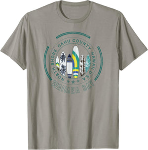 Hawaii Waimea Bay Hawaiian Surfing T-Shirt - T-Shirt | Sand