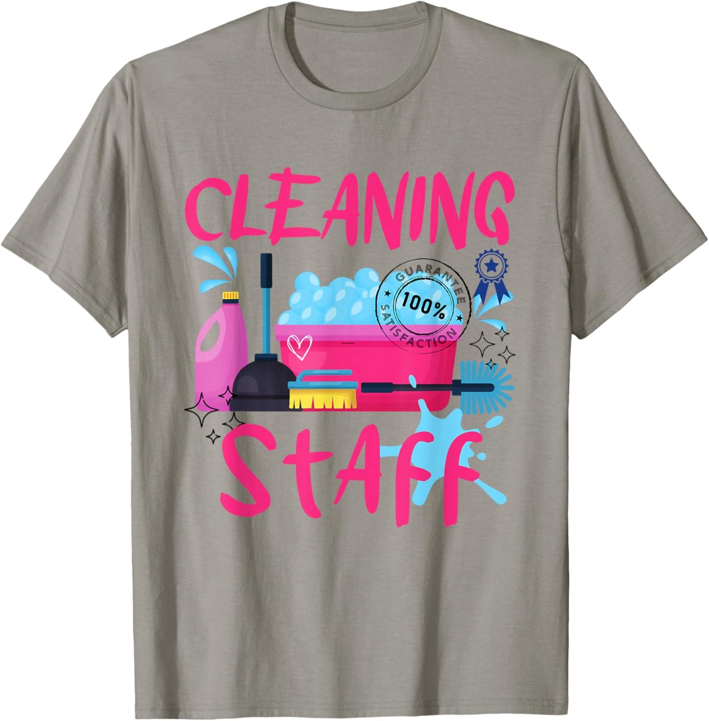 Cleaning Staff Housekeeping Crew of Proud Housekeeper Team , white, S T-Shirt - T-Shirt | Sand