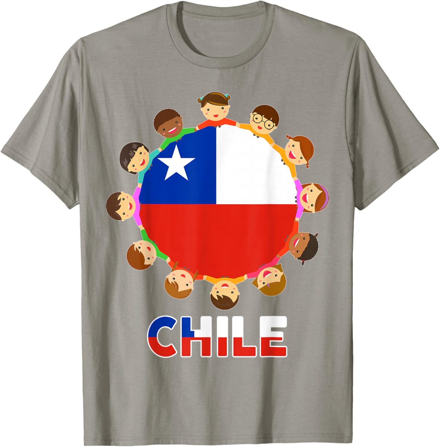 Toddler Chile Flag Chilean Hispanic Heritage Women Kids Baby T-Shirt - T-Shirt | Sand