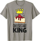 Cheesecake King Men Boys Strawberry Cheesecake T-Shirt - T-Shirt | Sand