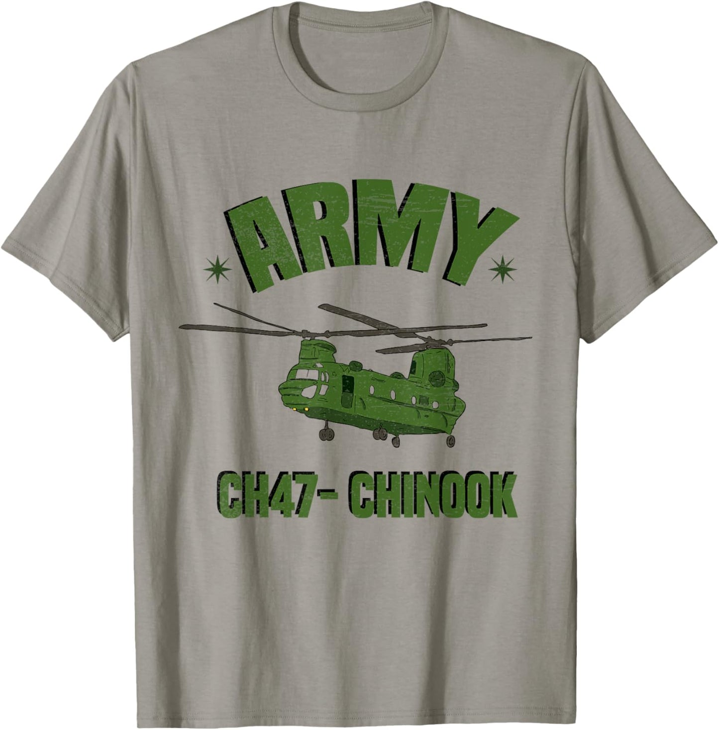 Army Ch-47 Chinook Helicopter T-Shirt - T-Shirt | Sand
