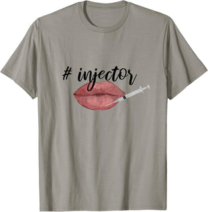 Nurse injector lip filler injections cosmetics T-Shirt - T-Shirt | Sand