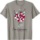 Elephant I'm a Survivor Heart Head & Neck Cancer Awareness T-Shirt - T-Shirt | Sand