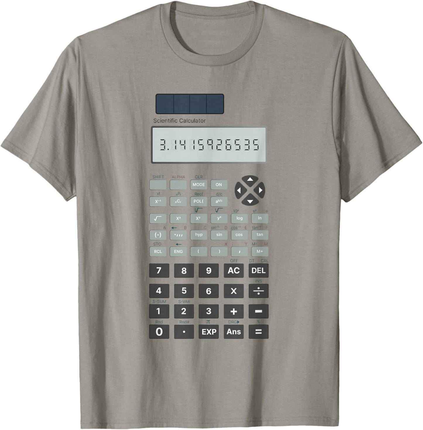 Scientific Calculator Halloween Costume Pretend Graphic T-Shirt - T-Shirt | Sand