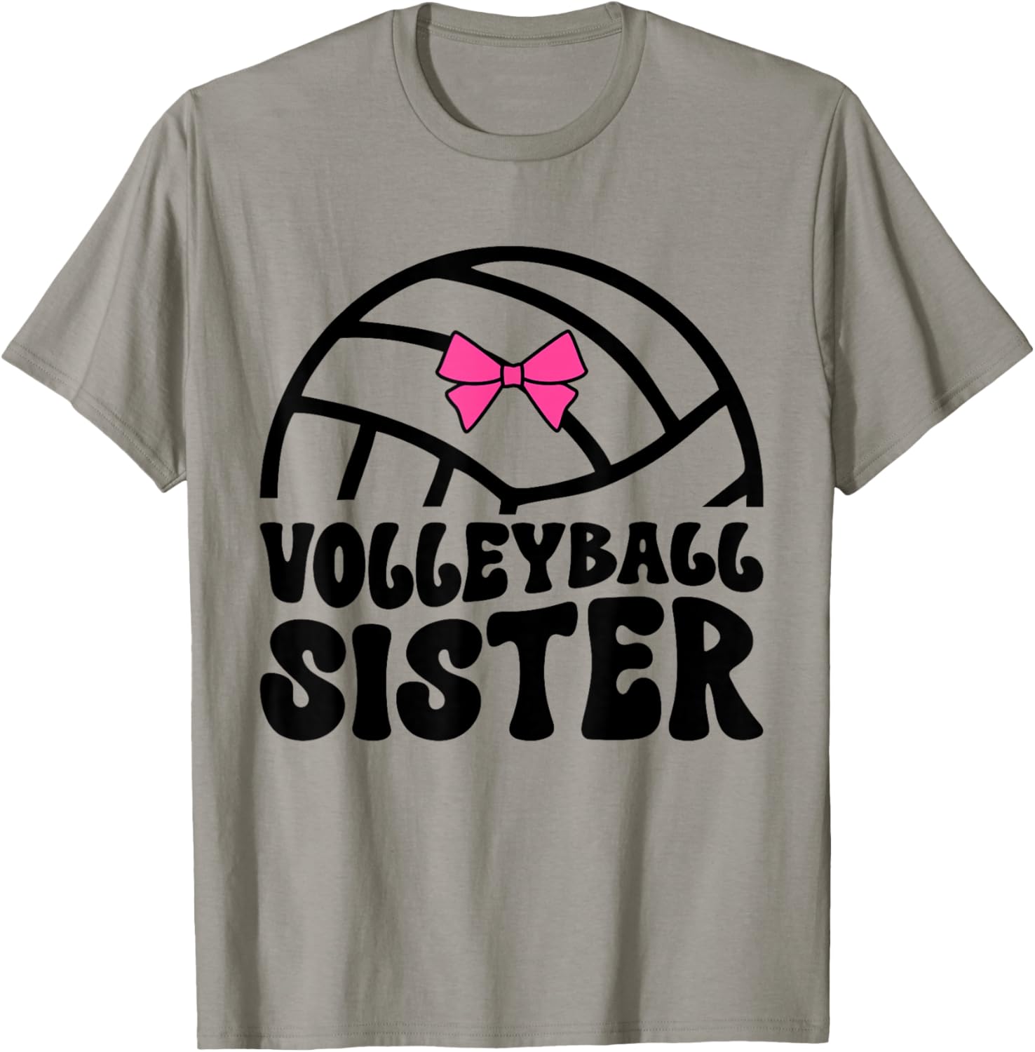 Volleyball Sister Of A Volleyball Player Sister T-Shirt - T-Shirt | Sand