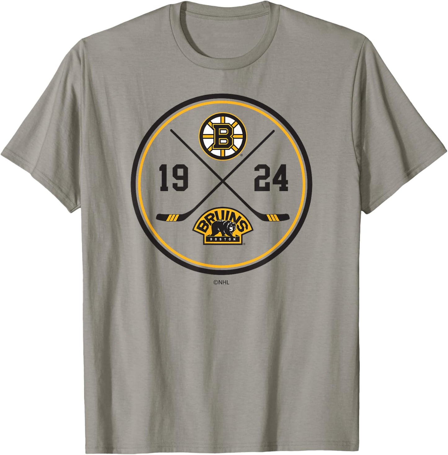 Boston Bruins Prize Gray Officially Licensed T-Shirt - T-Shirt | Sand