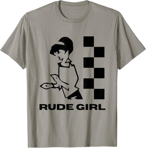 2 Tone Ska Rude Beat Girl T-Shirt - T-Shirt | Sand