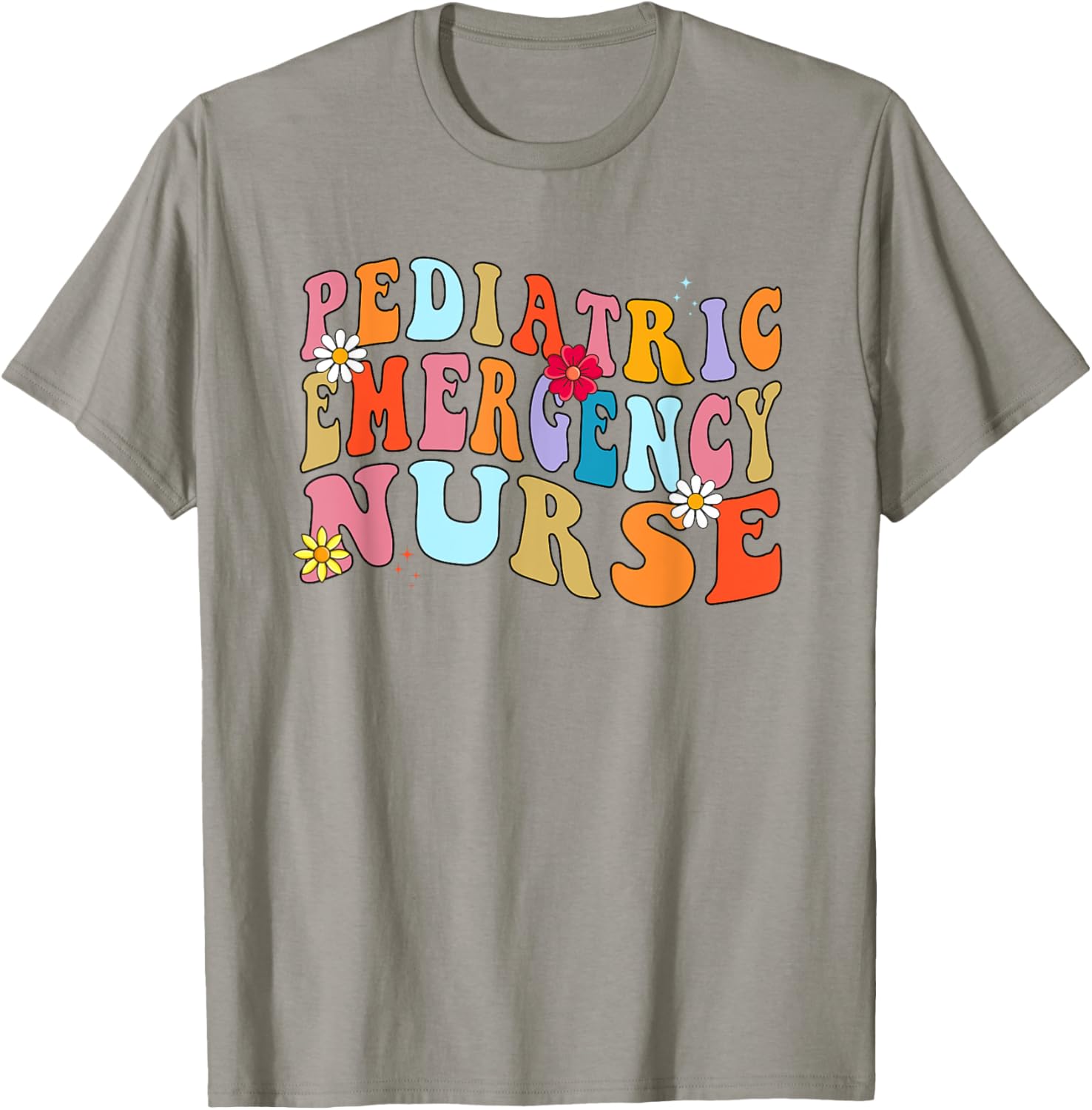 Pediatric Emergency Nurse PEDS Emergency Nurse Graduation T-Shirt - T-Shirt | Sand