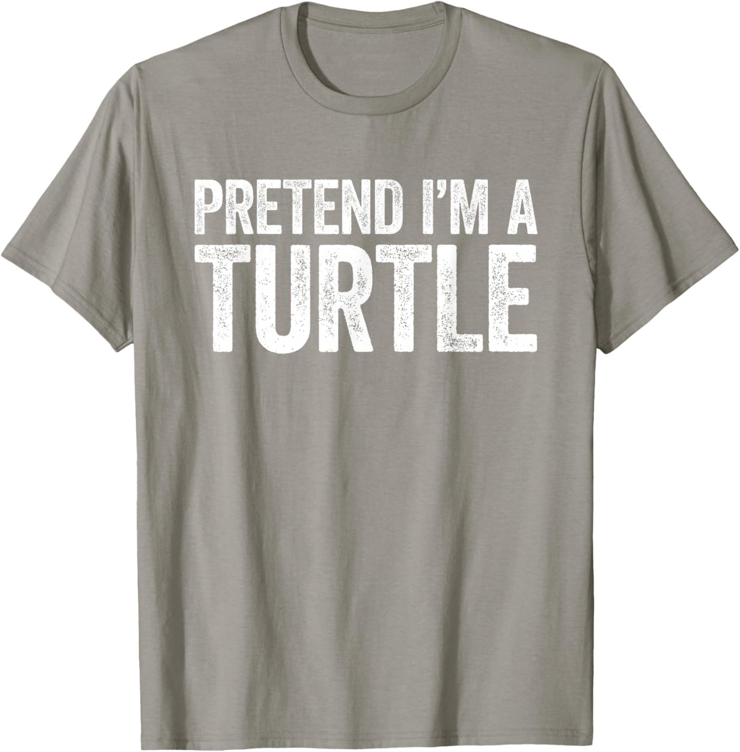 Pretend I'm A Turtle Shirt Adult Kids Turtle Costume T-Shirt - T-Shirt | Sand