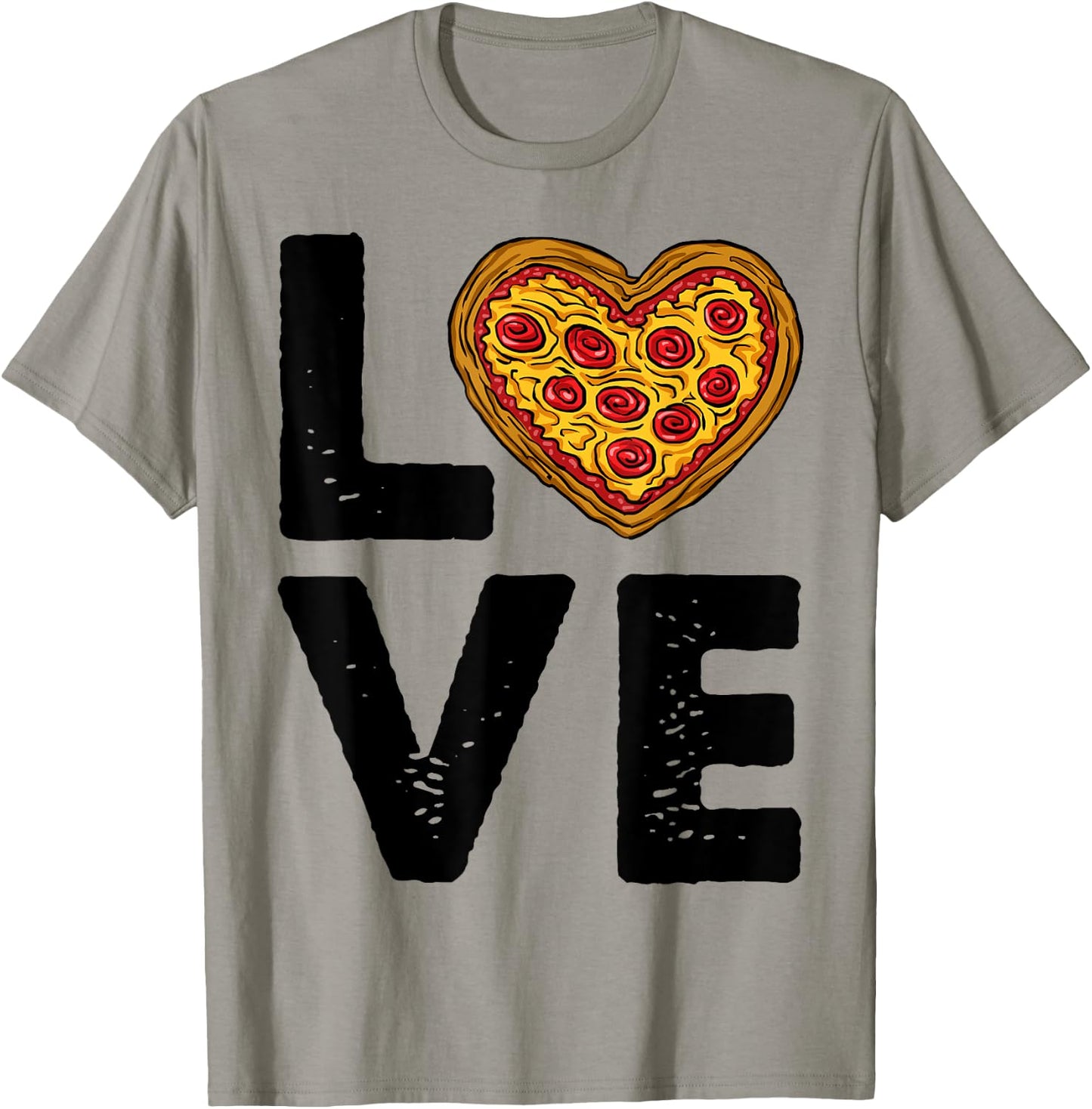Love Pizza Girl Funny Women Gift T-Shirt - T-Shirt | Sand