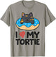 Tortoiseshell Cat Lover - I Love My Tortie T-Shirt - T-Shirt | Sand
