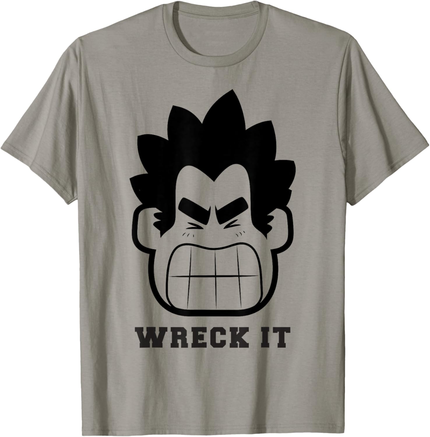 Disney Wreck-It Ralph Wreck It Angry Ralph Big Face T-Shirt - T-Shirt | Sand