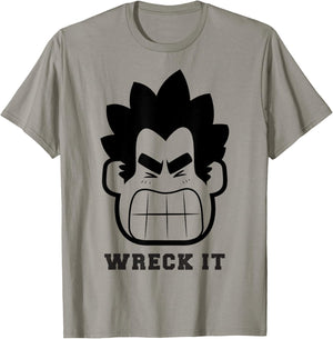 Disney Wreck-It Ralph Wreck It Angry Ralph Big Face T-Shirt - T-Shirt | Sand