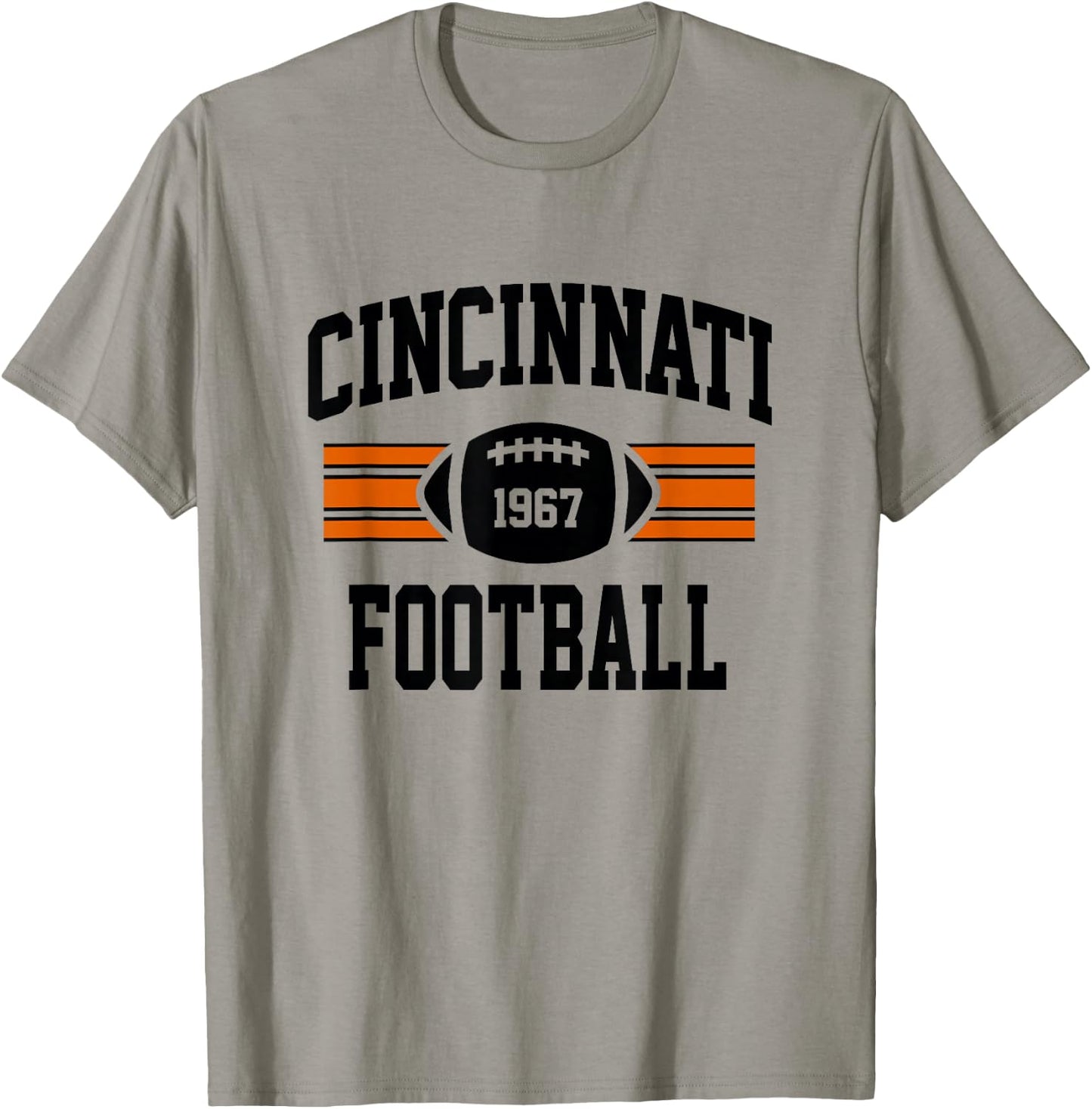 Cincinnati Football Athletic Vintage Sports Team Fan T-Shirt - T-Shirt | Sand