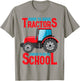 Born To Drive Tractors Forced To Go To School T-Shirt - T-Shirt | Sand