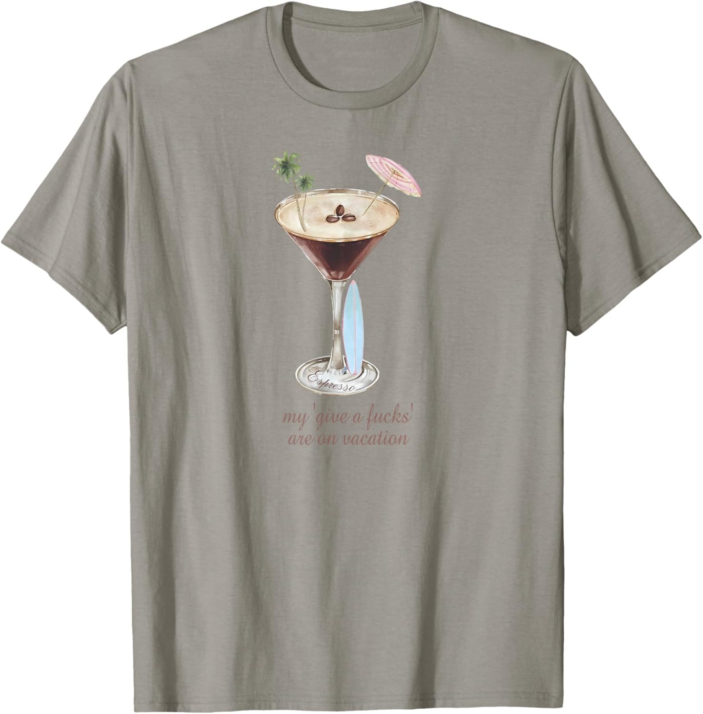 Espresso Martini Shirt For Vacation Girl Women T-Shirt - T-Shirt | Sand
