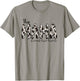 This Mama Loves Her Herd Mother's Day Cow Pattern T-Shirt - T-Shirt | Sand