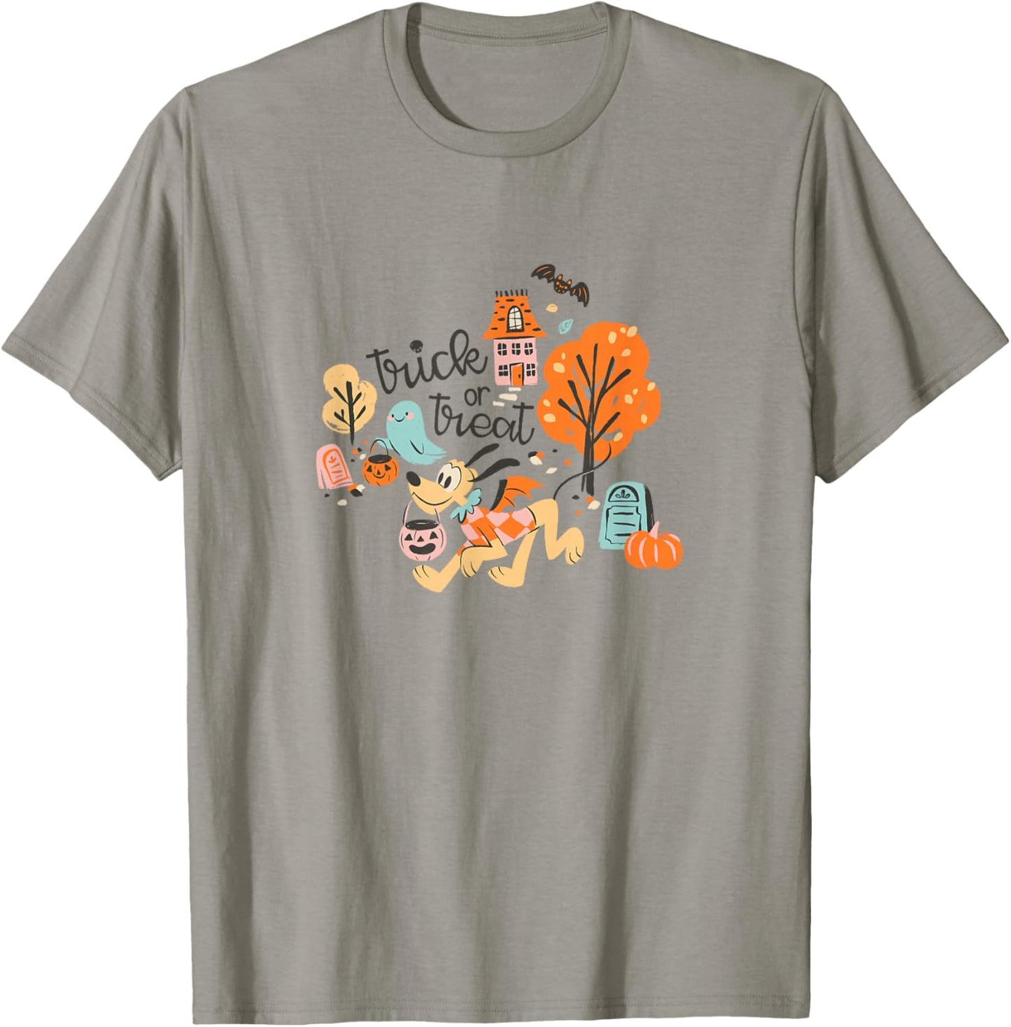 Disney Mickey and Friends Halloween Trick Or Treat Pluto T-Shirt - T-Shirt | Sand