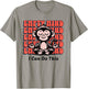 Meditating Monkey Encouragement, Beginner Yoga Mediate Chimp T-Shirt - T-Shirt | Sand