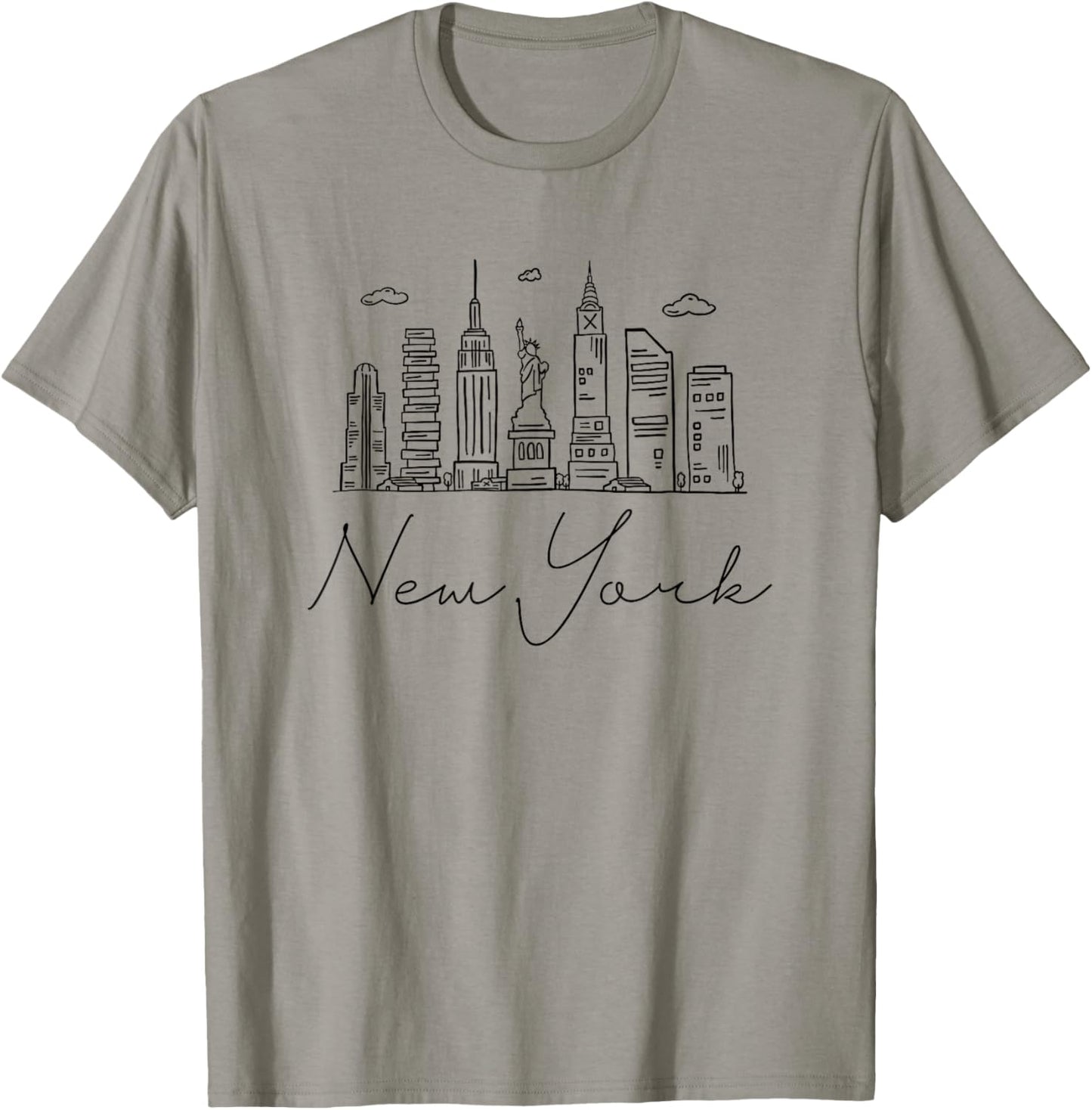 New York Skyline T-Shirt - T-Shirt | Sand