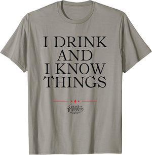 Game of Thrones I Drink T-Shirt - T-Shirt | Sand