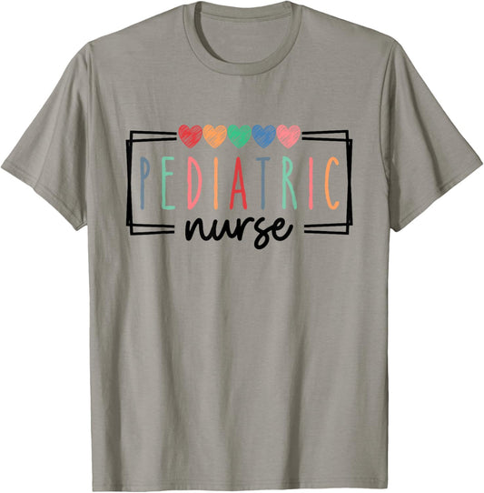 Pediatric Nurse Peds Nurse Registered Nurse Appreciation T-Shirt - T-Shirt | Sand