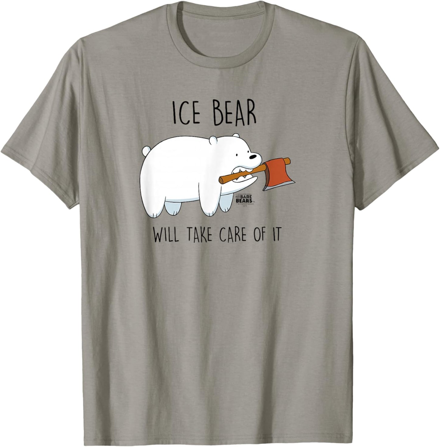 We Bare Bears Take Care Of It T-Shirt - T-Shirt | Sand
