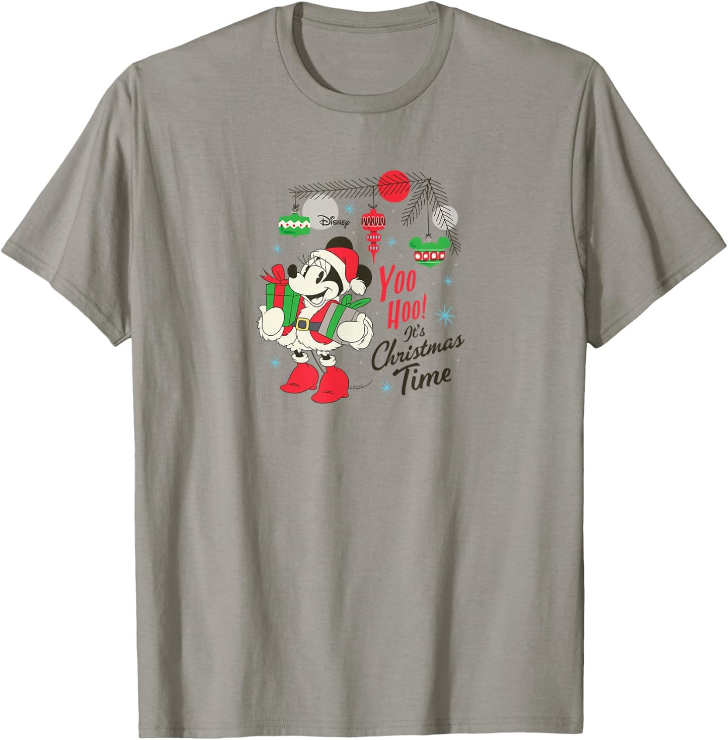 Disney - Minnie Santa Yoo Hoo It's Christmas Time T-Shirt - T-Shirt | Sand