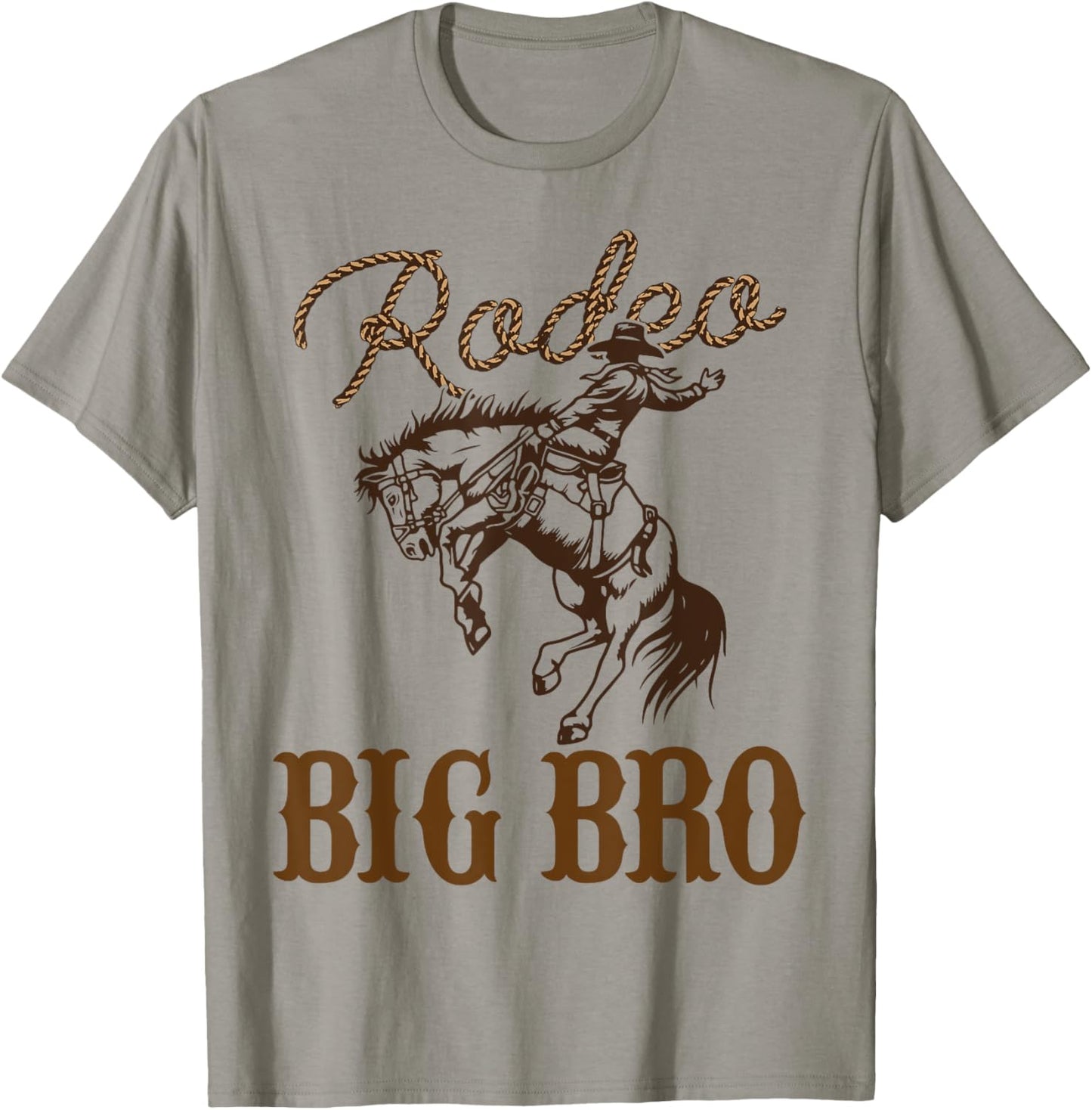 Big Bro Birthday Cowboy Cowgirl Western Rodeo Brother Party T-Shirt - T-Shirt | Sand